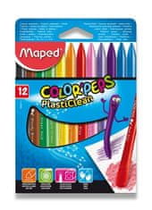Maped Pastelky ColorPeps Plasticlean 12 barev
