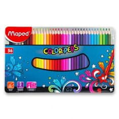 Maped Pastelky Color Peps Metal Box 36 barev