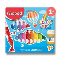 Maped Dětské fixy ColorPeps Jumbo 12 barev ( 1+)