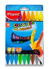 Maped Pastelky ColorPeps Oil Pastels 18 barev