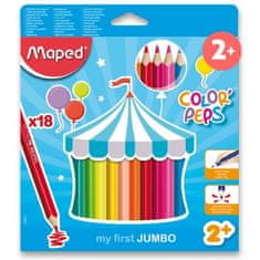 Maped Pastelky Color Peps Jumbo 18 barev