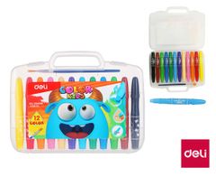 Deli stationery Pastelky gelové DELI 12 barev Color Kids EC20504
