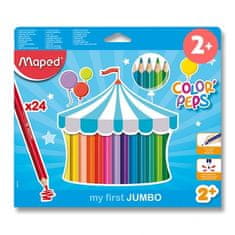 Maped Pastelky Color Peps Jumbo 24 barev