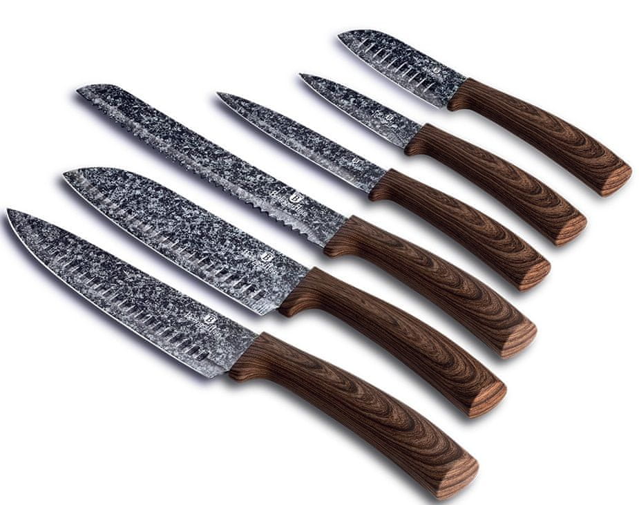Berlingerhaus Sada nožů s nepřilnavým povrchem Forest Line 6 kusů