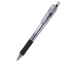 Zebra 38331-10 Kuličkové pero "Tapli Clip ECO", černá, 0,21 mm, se stiskacím mechanismem