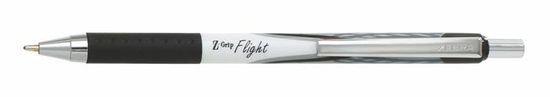 Zebra 13301 Kuličkové pero "Z-Grip Flight", černá, 0,34 mm, stiskací mechanismus
