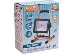 Extol Light reflektor LED, nabíjecí s podstavcem, 700/1400lm, Li-ion