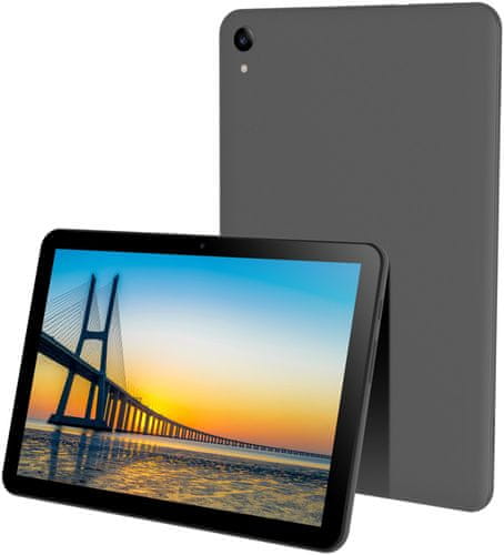 Tablet iGet SMART L203C štíhlý, kompaktní rozměry, velký displej dlouhá výdrž baterie Android 10 IPS displej zadní i přední fotoaparát Bluetooth 4.2 Wifi OTG nejnovější LTE 4G 3G rychlý internet GPS polohový senzor vysoké rozlišení displeje flipové pouzdro