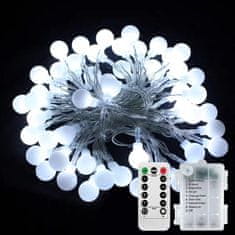 X-Site LED světelný řetěz - koule XBQ-003 20m teplá bílá