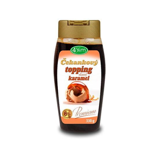 Čekankový topping slaný karamel 330g