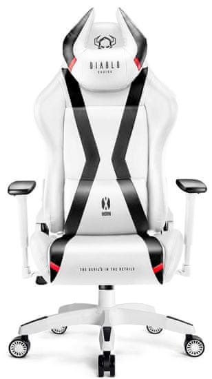 Diablo Chairs X-Horn 2.0, bílá/černá (5902560337853)