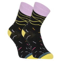 Dots Socks Veselé ponožky černé (DTS-SX-470-C) - velikost L