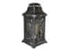 Ceramicus Lampa hřbitovní skleněná KAPLE RŮŽE KVĚT 17 x 17 x 35 cm 180 g