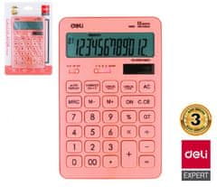 Deli stationery Kalkulačka DELI EM01541 MACARON růžová