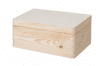 Dřevěný box s víkem 40X30X24 CM bez rukojeti