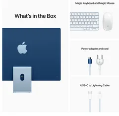 Apple iMac 24" 4,5K Retina M1 (MJV93CZ/A) modrá