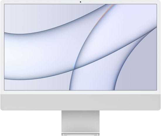 Apple iMac 24" 4,5K Retina M1 (MGPC3CZ/A) stříbrná