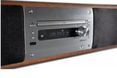 Soundmaster DAB1000, Hi-Fi systém s DAB+/FM, stříbrná/hnědá
