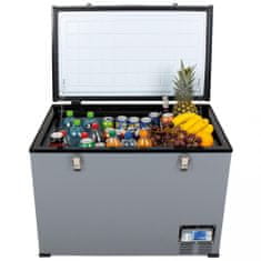 Aroso Autochladnička / mraznička / lednice kompresorová / chladící box do auta 12V/24V/230V 95l -18°C