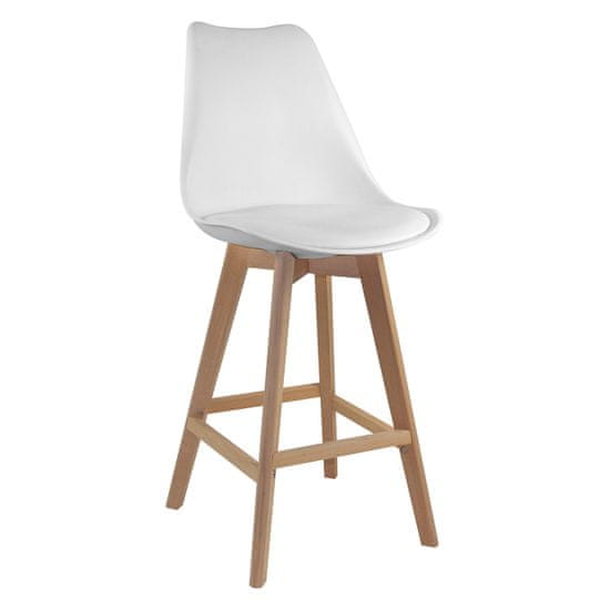 IDEA nábytek Barová židle QUATRO bílá