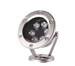 ACA Lightning  Fontánový LED reflektor AQUET 6W/12V AC/RGB/400Lm/60°/IP68/IK10