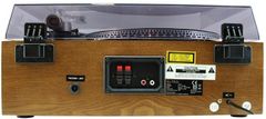 Soundmaster PL880, retro Hi-Fi systém, stříbrná/hnědá
