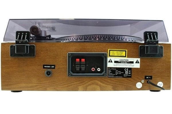  retro gramofón Soundmaster PL880 2 rýchlosti prehrávania dosiek usb bluetooth cd mechanika nahrávanie aux in vstup rca slúchadlový jack protiprachový kryt diaľkové ovládanie externé reproduktory