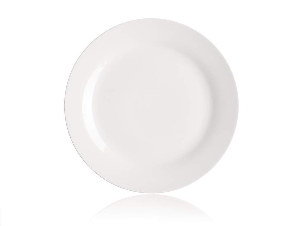 Sada dezertních porcelánových talířů BASIC 19 cm 6 ks bílá