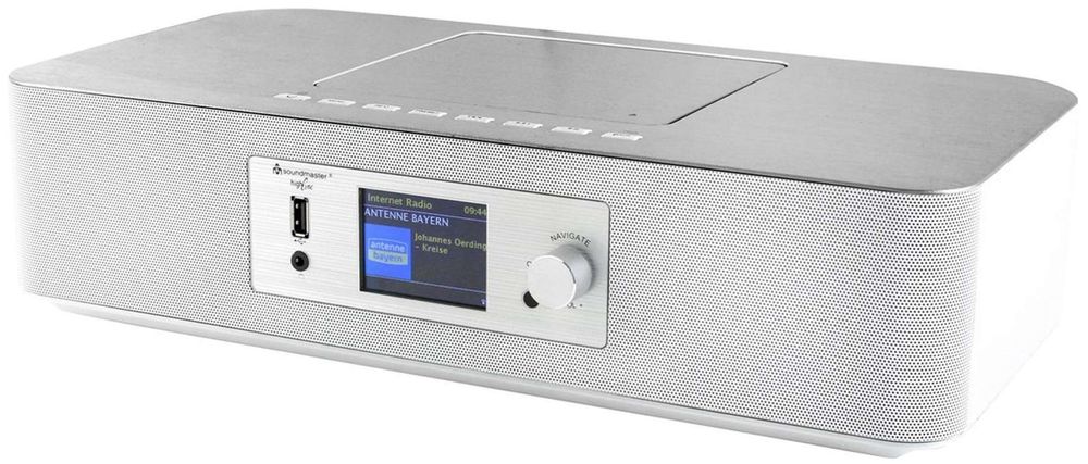 Levně Soundmaster ICD2020WE, internetové rádio, DAB+/FM, bílá/stříbrná