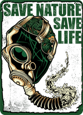 BrinX.cz Save Nature / Save Life - Pánská trička, L