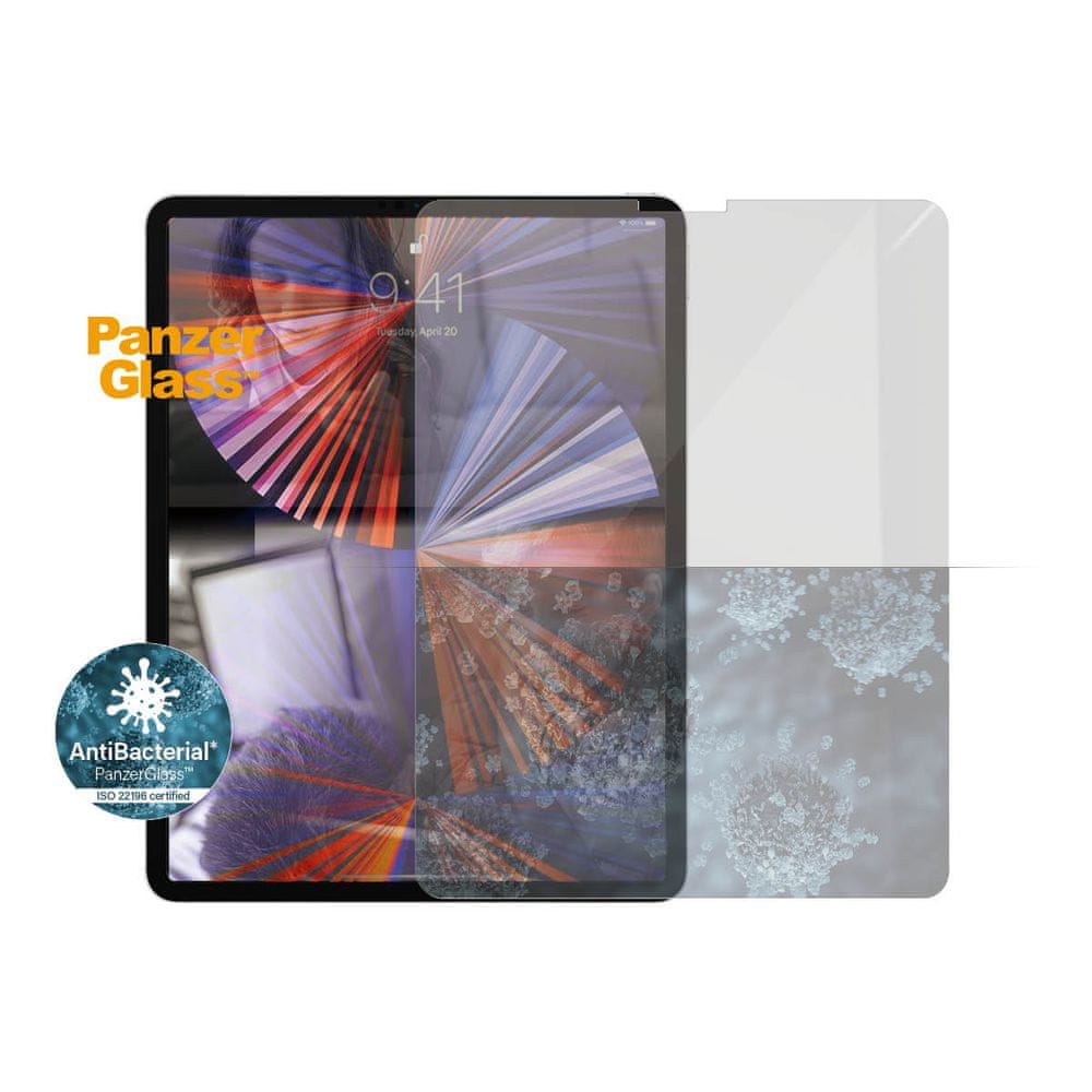 Levně PanzerGlass Edge-to-Edge Antibacterial pro Apple iPad Pro 12,9″ (3.-5.gen) 2656