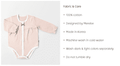 Merebe DOROTHY SET Body s dlouhým rukávem and kalhoty na jaro/podzim, velikost 80