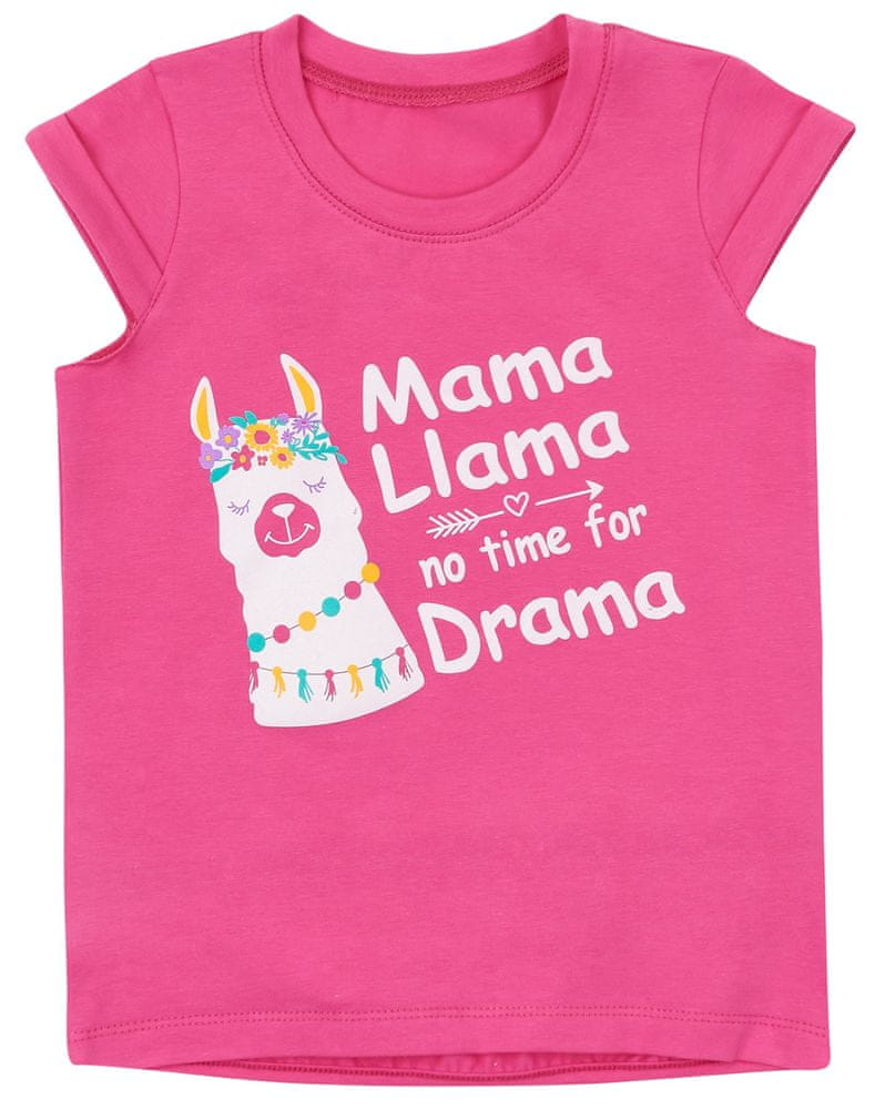 Garnamama dívčí tričko md116091_fm1 104 růžová
