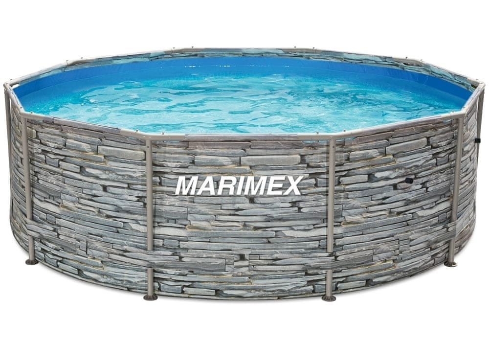 Marimex Bazén Florida 3,05 × 0,91 m, bez filtrace, motiv kámen (10340245) - zánovní