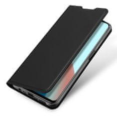 Dux Ducis Skin Pro knížkové kožené pouzdro na Xiaomi Redmi Note 9T 5G, černé