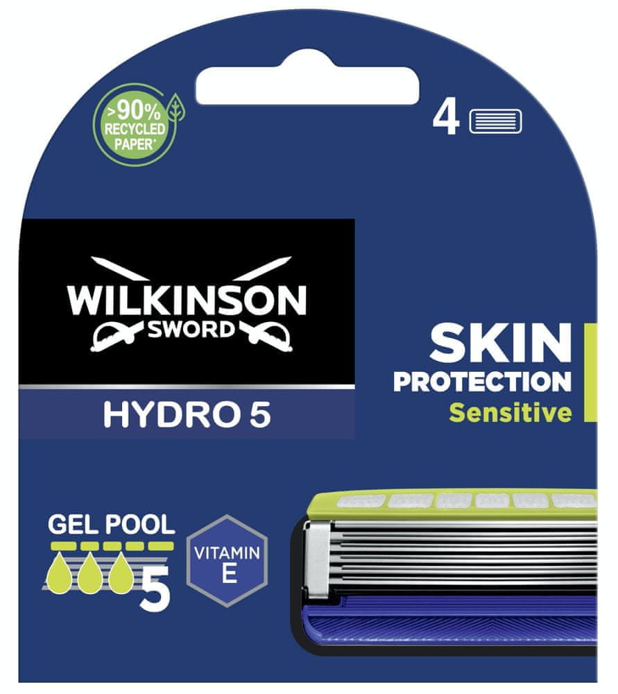Levně Wilkinson Sword Hydro 5 Skin Protection Sensitive náhradní hlavice 4ks