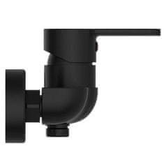 Eisl Vodovodní baterie sprchová nástěnná černá matná DENVER, rozteč 150mm (44406) 