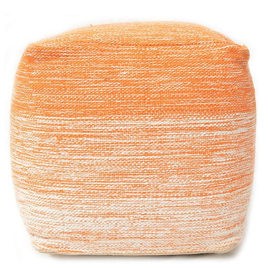 Bakero Pouf Delight orange/white 40x40x40 cm
