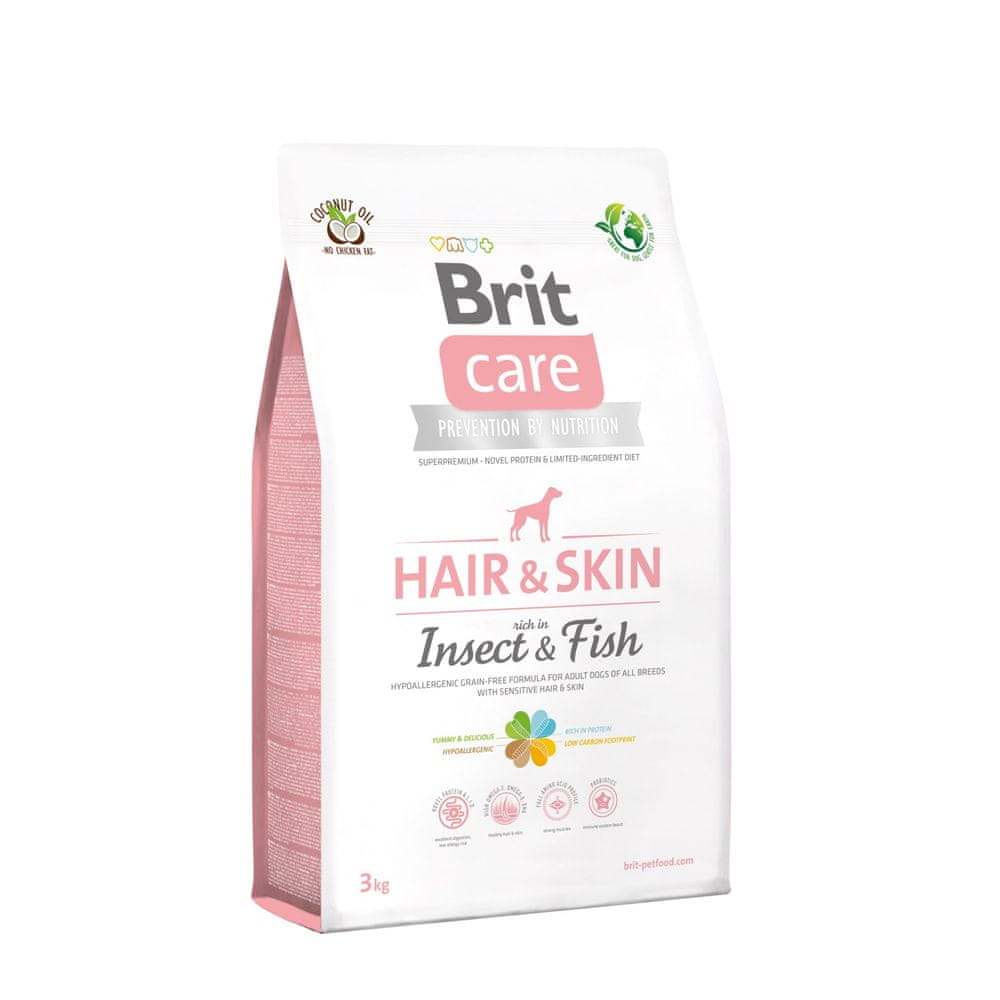 Brit Care Dog Hair&Skin. Insect&Fish 3 kg