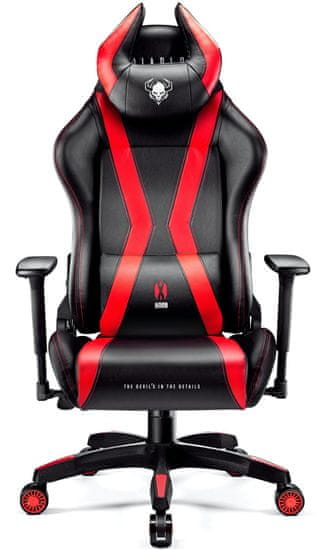 Diablo Chairs X-Horn 2.0, dětská, černá/červená (5902560336894)