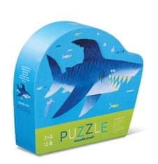 Crocodile Creek Mini puzzle - Žralok (12 dílků)