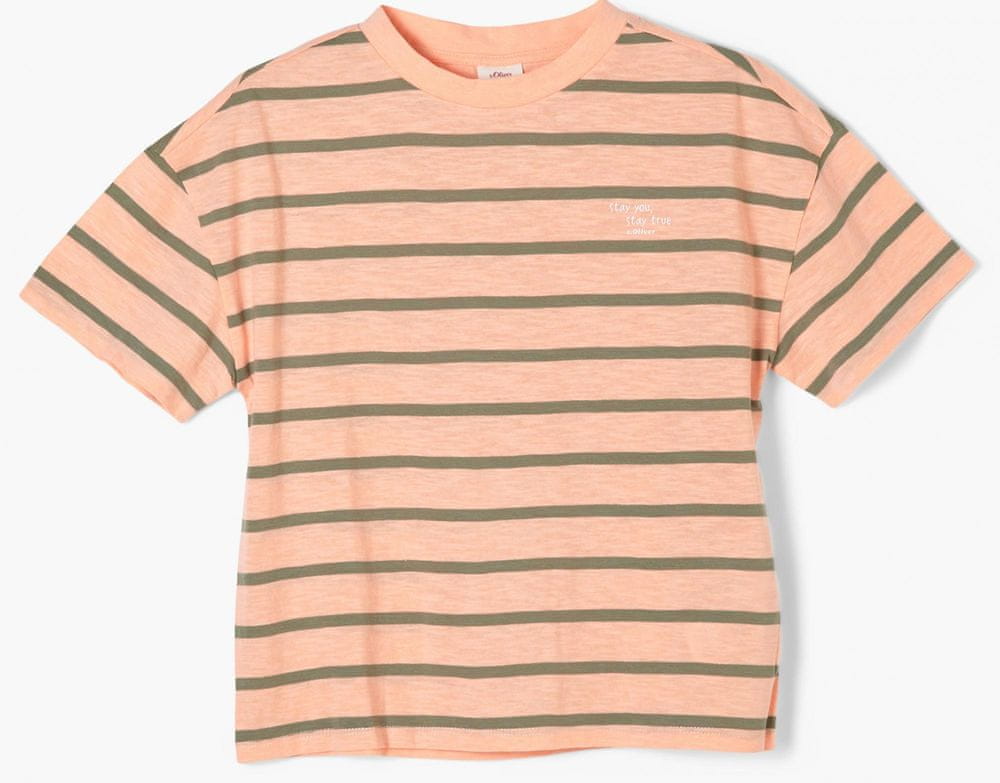 s.Oliver dívčí tričko 401.10.104.12.130.2062117 L oranžová