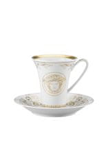 Rosenthal Versace ROSENTHAL VERSACE MEDUSA GALA GOLD Kávový šálek s podšálkem