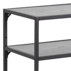 Design Scandinavia Konzolový stůl Seaford, 120 cm, MDF, černá