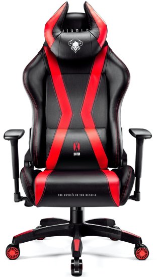 Diablo Chairs X-Horn 2.0, XL, černá/červená (5902560336887)