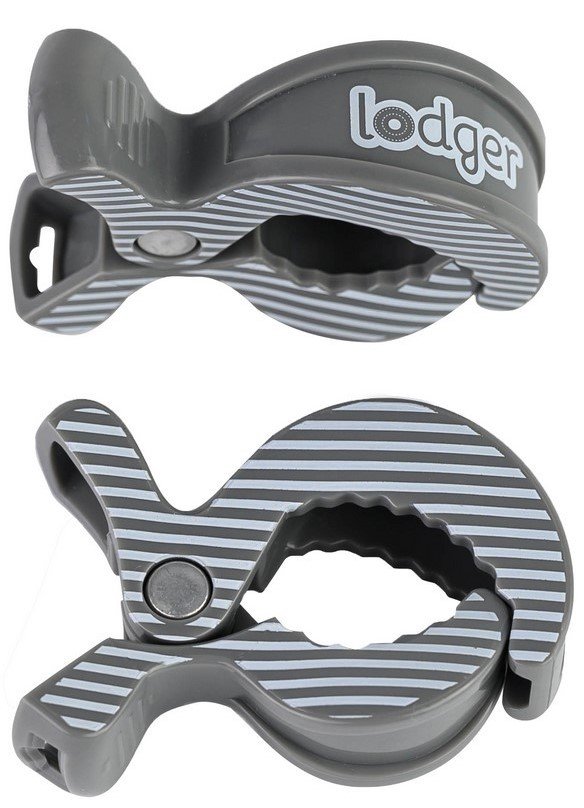 Lodger Swaddle Clip print 2balení Carbon-Stripe