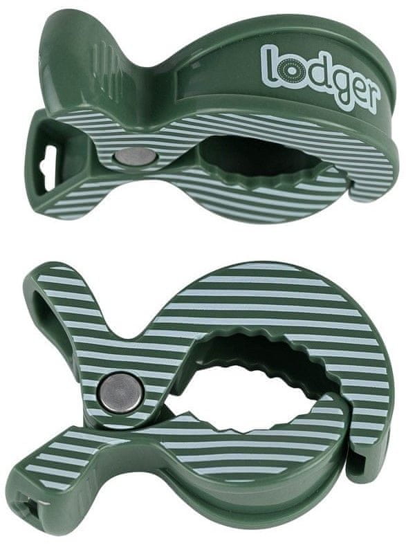 Lodger Swaddle Clip print 2balení Green Bay-Stripe