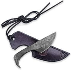 Madhammers Kovaný nůž - Plameňák černý, 8,6 cm 