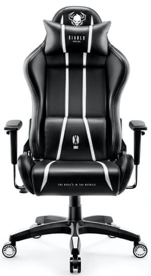 Diablo Chairs X-One 2.0, černá/bílá (5902560337884)