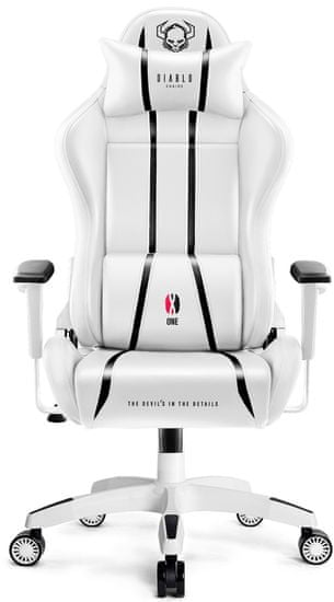 Diablo Chairs X-One 2.0, bílá/černá (5902560337822)